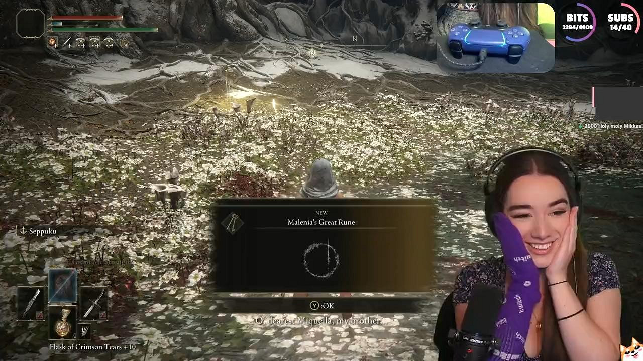 國外美女主播單手1級擊殺《艾爾登法環》女武神 國外美女主播單手1級擊殺《艾爾登法環》女武神