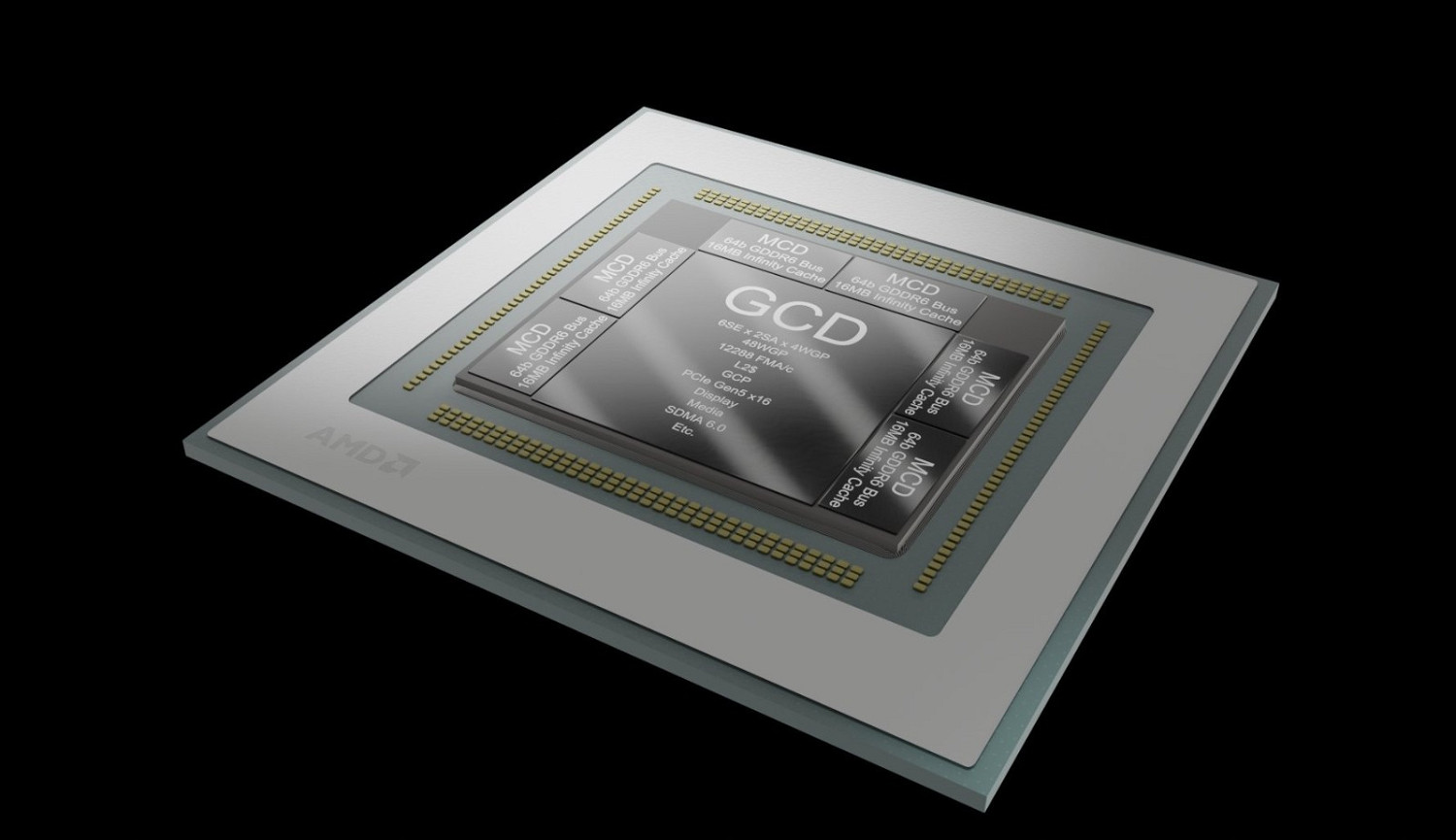 AMD下代三大GPU核心靚照公布:瘦成一道閃電 AMD下代三大GPU核心靚照公布:瘦成一道閃電