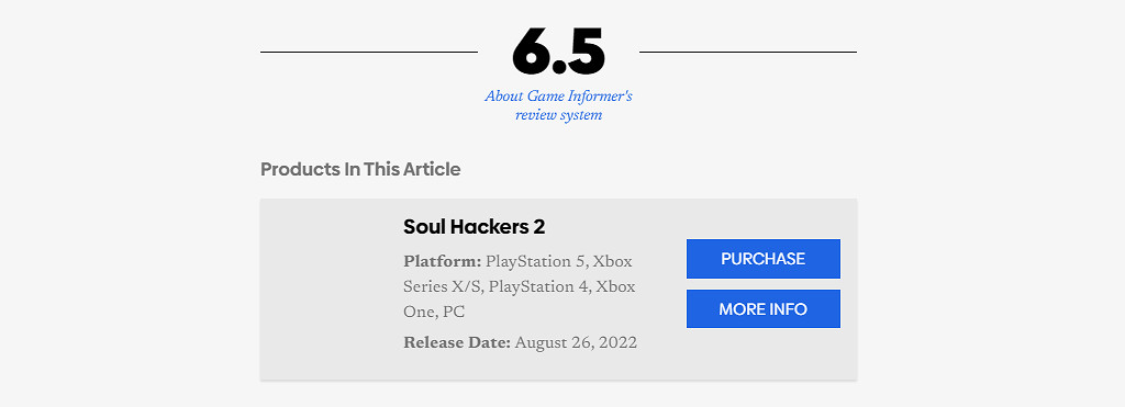 《靈魂駭客2》媒體評分解禁：IGN給出7分 MC均分77