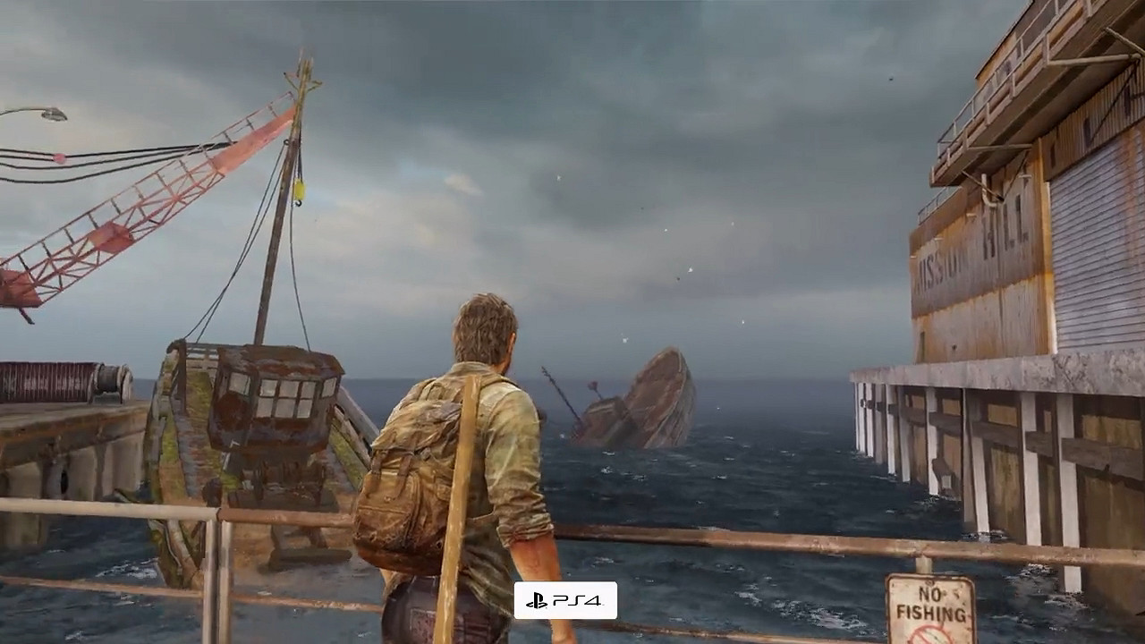 《最後生還者》與原版對比影片:波士頓碼頭細節變化! 《最後生還者》與原版對比影片:波士頓碼頭細節變化!