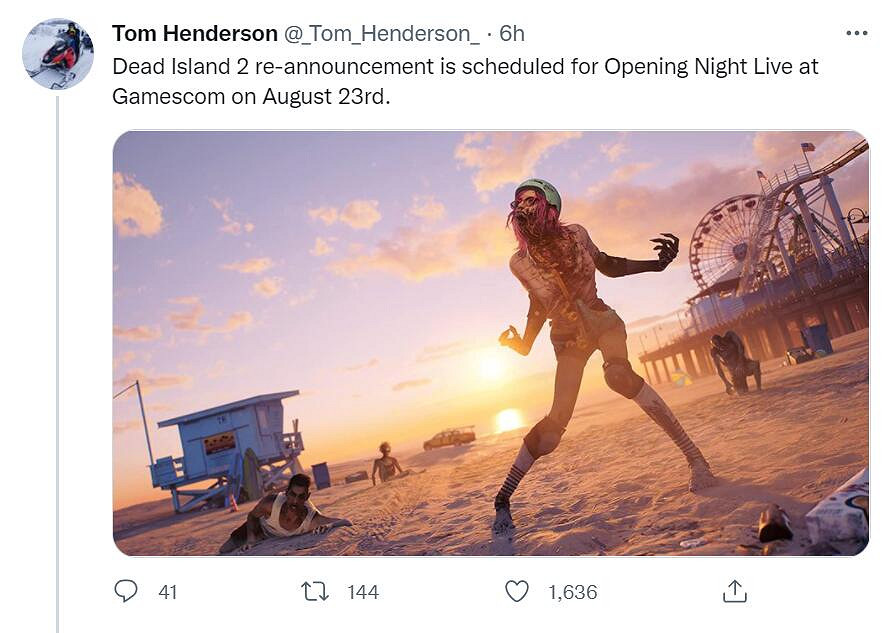 GC22:喪屍大作《死亡島2》將來有可能在8月24日正式公布 GC22:喪屍大作《死亡島2》將來有可能在8月24日正式公布