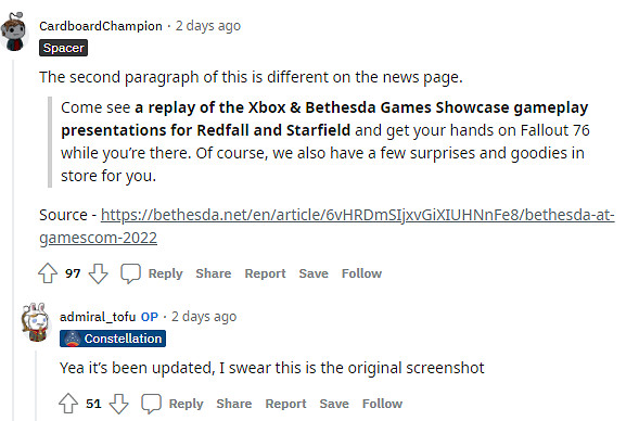GC22：B社食言修改公告！科隆展將沒有《星空》展示