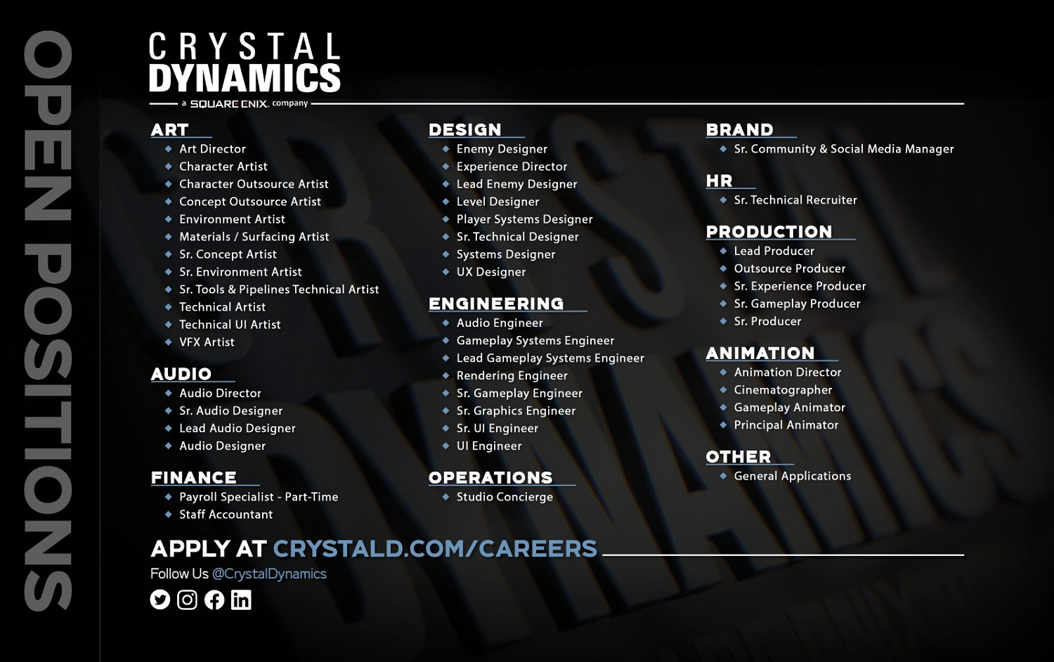 《往日不再》總監Jeff Ross加入水晶動力工作室