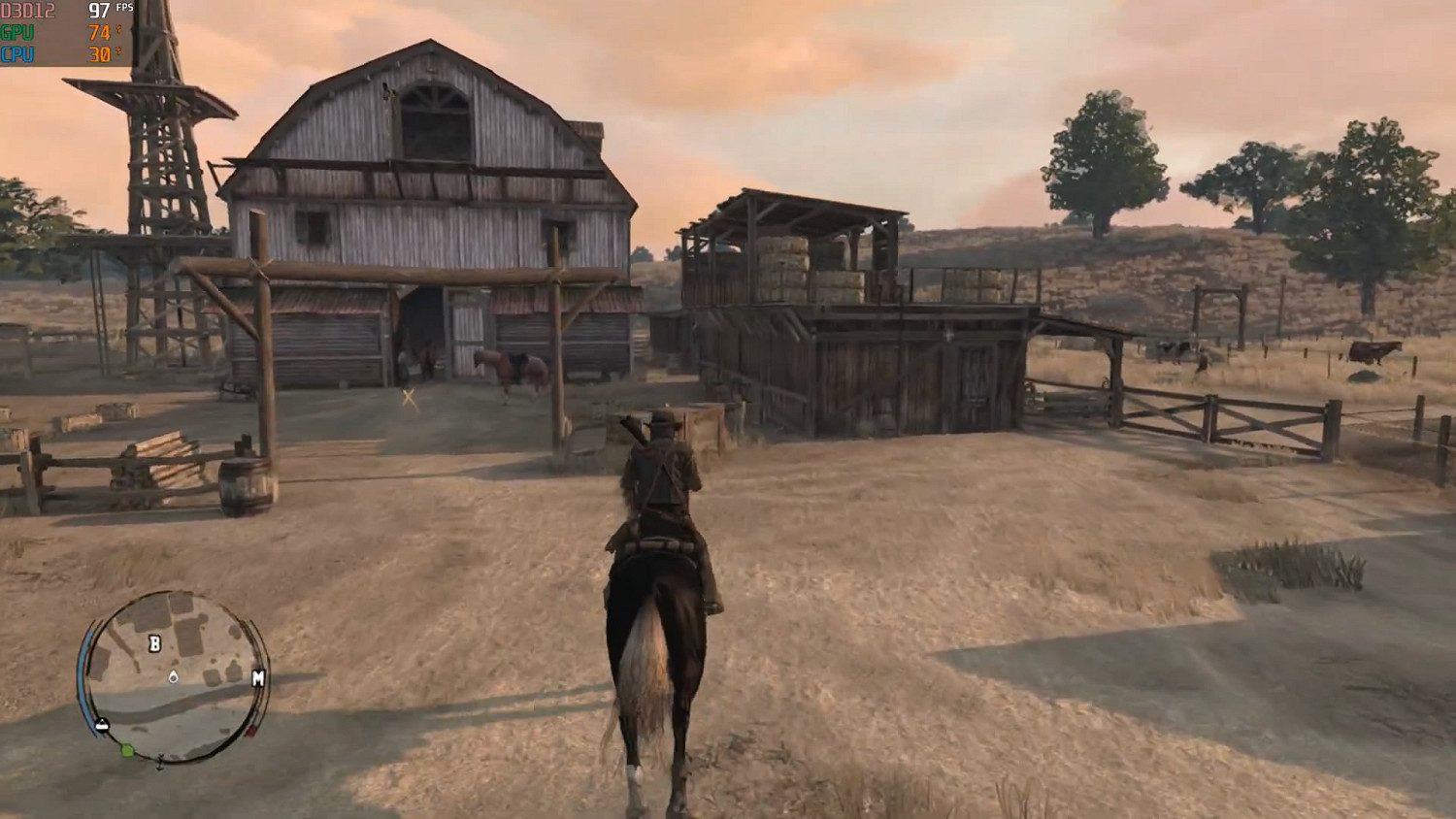 新版Xenia模擬器運行《荒野大鏢客1》輕鬆突破100幀！