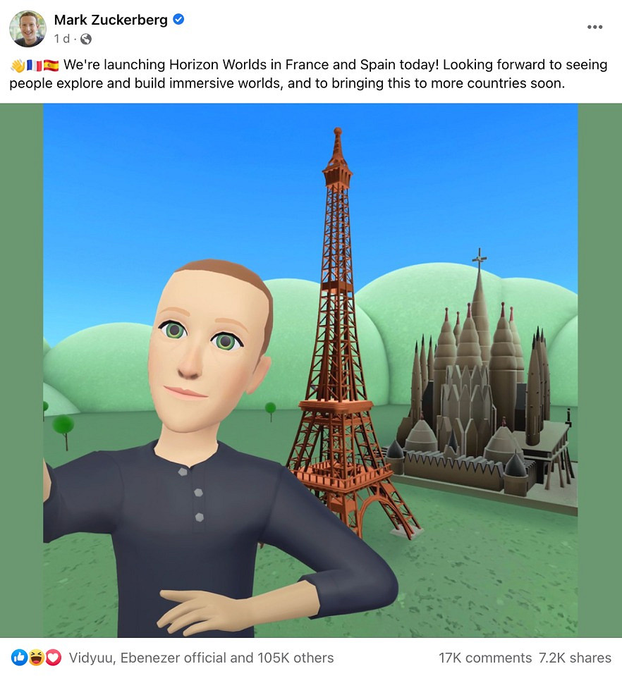 Meta新遊戲畫風低劣因群嘲 祖克柏稱將盡快優化 Meta新遊戲畫風低劣因群嘲 祖克柏稱將盡快優化