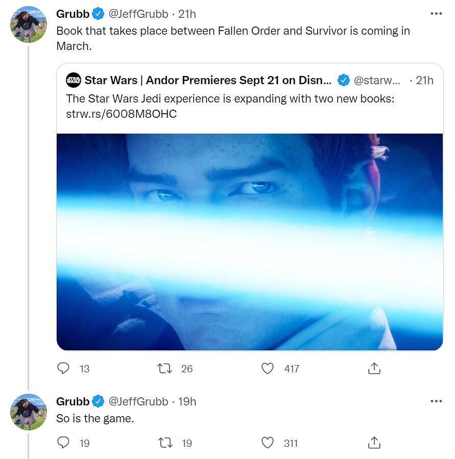 消息稱《星際大戰絕地：倖存者》將於2023年3月發售