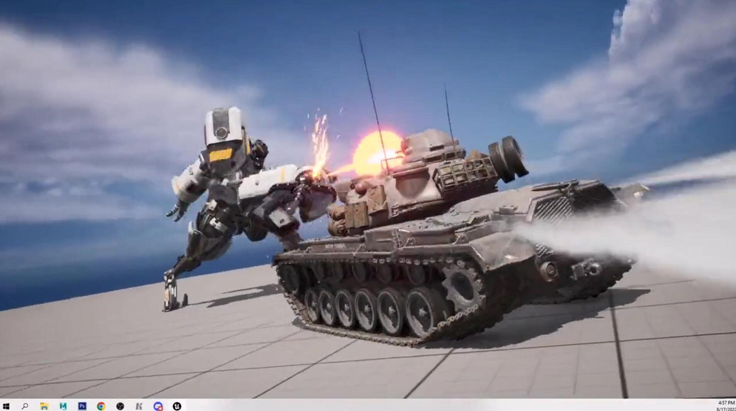 腦洞大開"坦克格鬥遊戲"新展示:還能二段跳是最騷的 腦洞大開"坦克格鬥遊戲"新展示:還能二段跳是最騷的