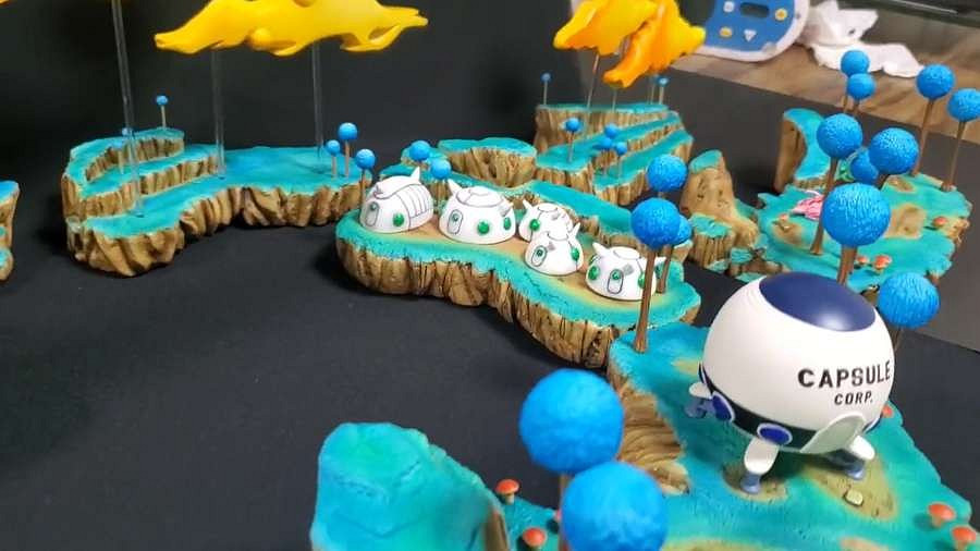 高玩打造精致《龍珠》那美剋星情景模型 仿佛身臨其境 高玩打造精致《龍珠》那美剋星情景模型 仿佛身臨其境