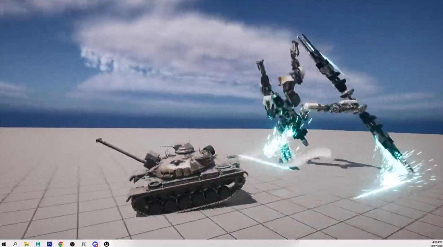 腦洞大開"坦克格鬥遊戲"新展示:還能二段跳是最騷的 腦洞大開"坦克格鬥遊戲"新展示:還能二段跳是最騷的