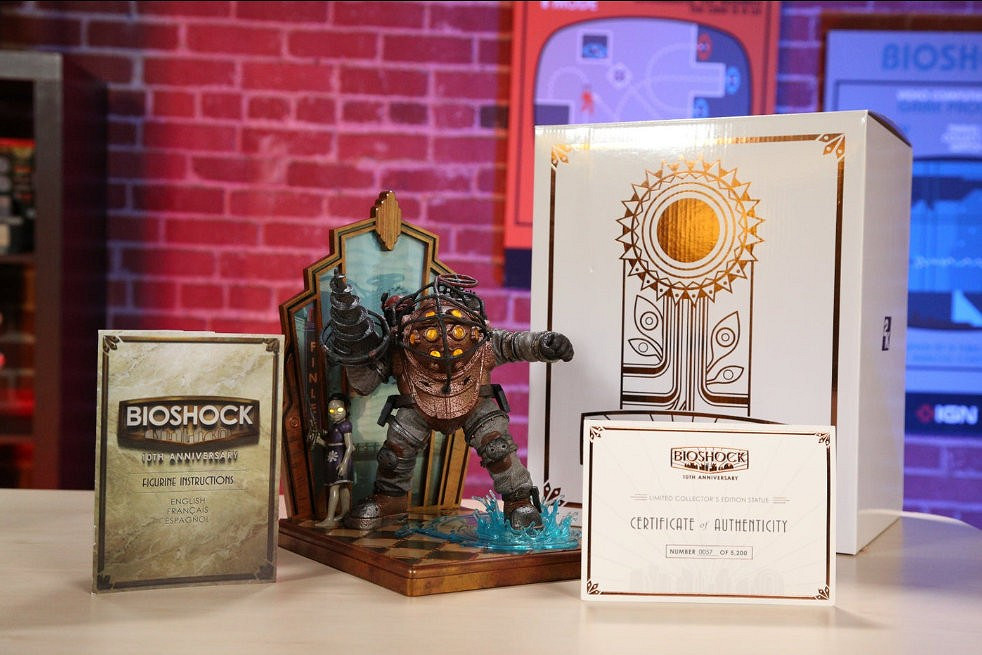 2K推出大老爹全球限量手辦：紀念《生化奇兵》15周年