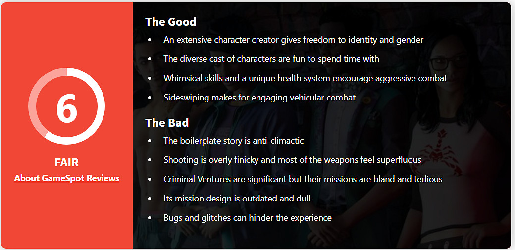 《黑街聖徒》重啟作全球媒體評分解禁!M站均分63 《黑街聖徒》重啟作全球媒體評分解禁!M站均分63