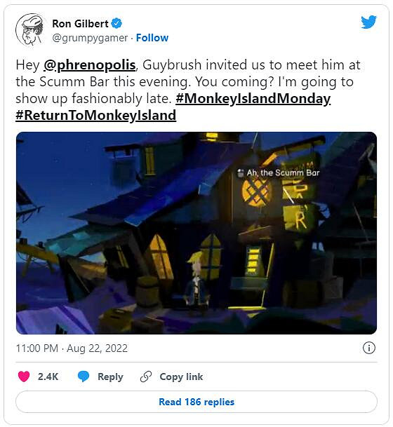 照顧萌新玩家?《重返猴島》新影片 展示全新提示系統 照顧萌新玩家?《重返猴島》新影片 展示全新提示系統