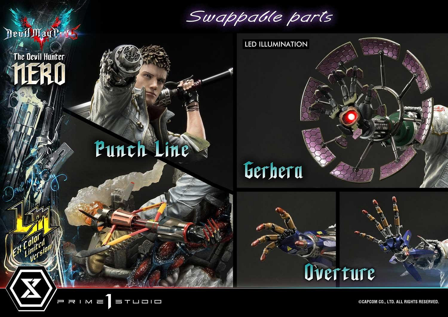 P1S推出《惡魔獵人5》但丁、尼祿1/4雕像 單款售價約新台幣36558元