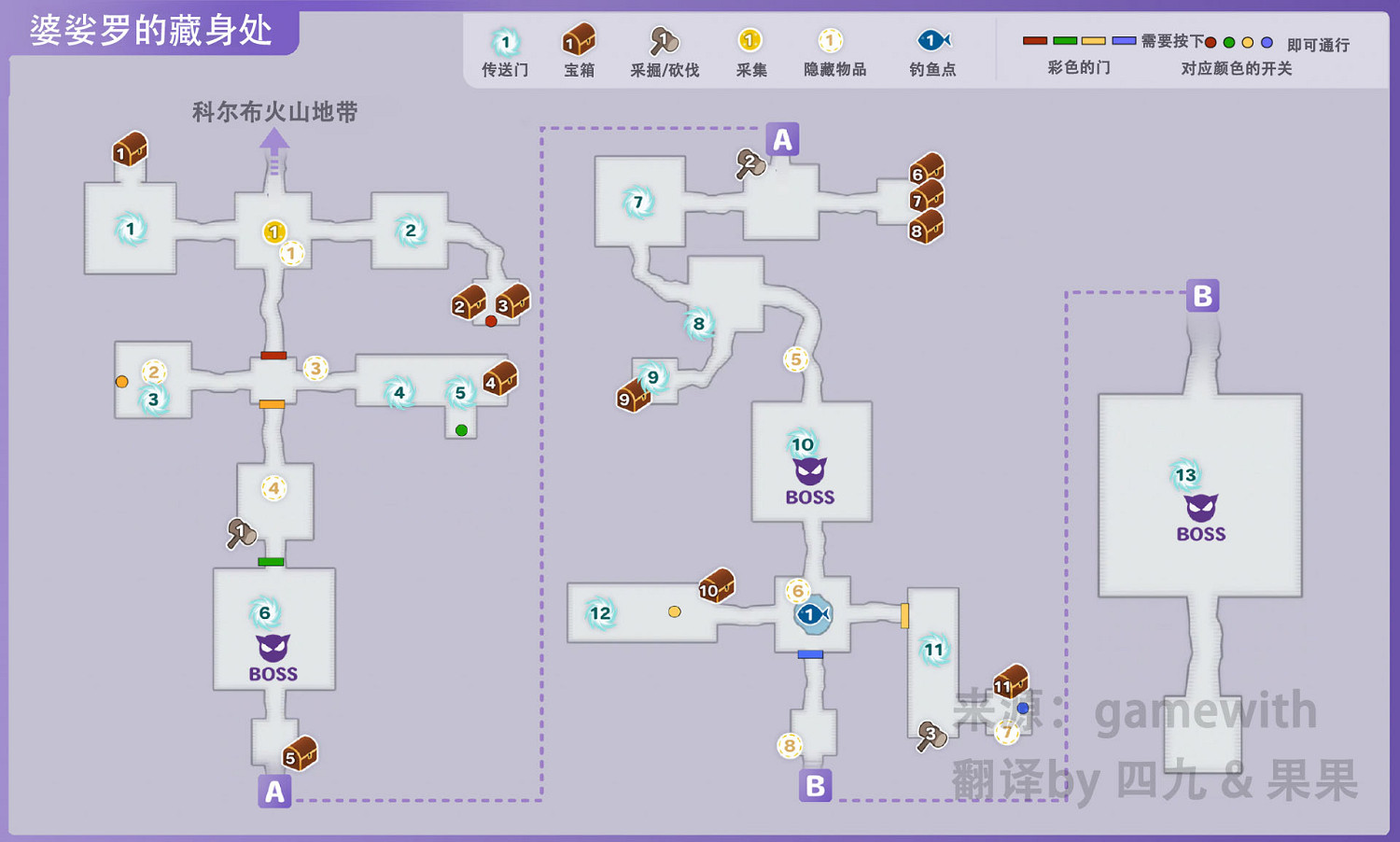 符文工廠5婆裟羅的藏身處區域的道具在哪裡 符文工廠5婆裟羅的藏身處區域的道具在哪裡