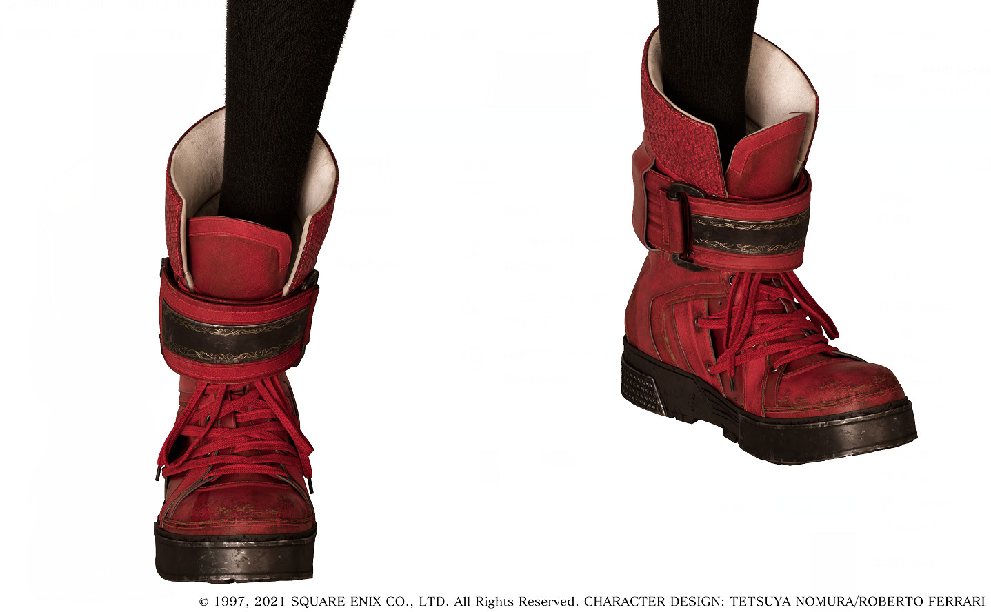 《FF7：重製版》蒂法建模細節圖 發色曾換過20多種！