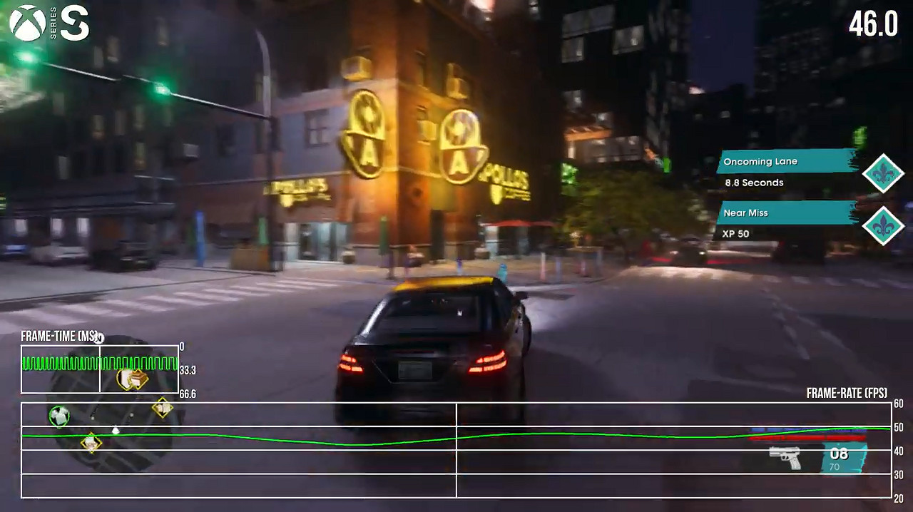 《黑街聖徒：重啟版》優化糟糕！PS5與Xbox畫面對比