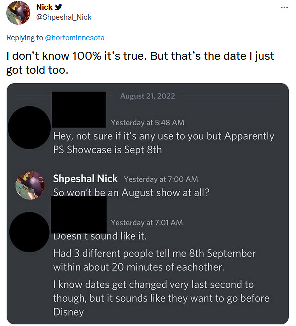 傳聞索尼將於9月8日舉行新一輪PlayStation Showcase