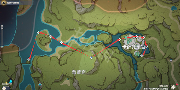 《原神》月蓮採集路線圖 月蓮採集路線介紹