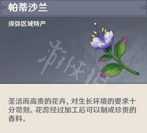《原神》帕蒂沙蘭如何獲得？3.0帕蒂沙蘭採集路線介紹