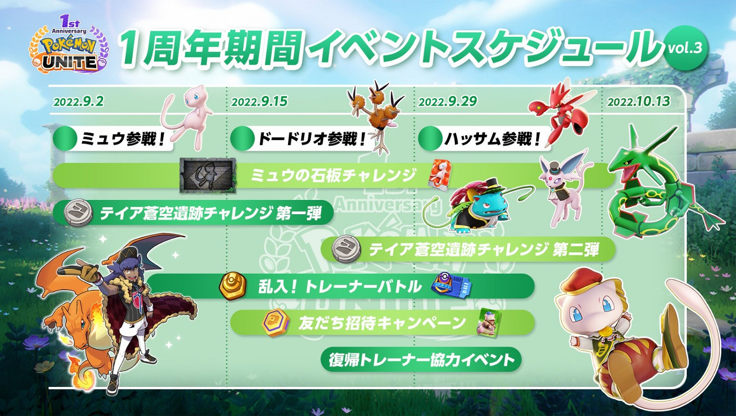 《寶可夢:大集結》1周年紀念活動第二彈 新地圖即將上線 《寶可夢:大集結》1周年紀念活動第二彈 新地圖即將上線