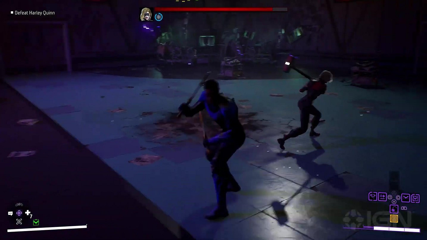 瘋批美人!IGN《高譚騎士》"哈莉·奎因"Boss戰展示 瘋批美人!IGN《高譚騎士》"哈莉·奎因"Boss戰展示