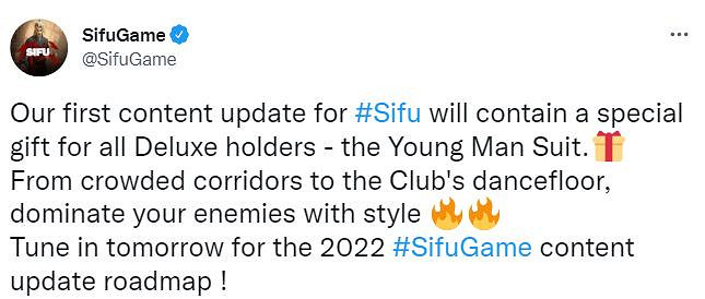 《師父》即將公布2022年更新路線圖 豪華版玩家可獲得西裝皮膚 《師父》即將公布2022年更新路線圖 豪華版玩家可獲得西裝皮膚