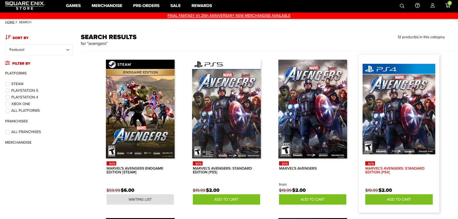 只要2美元!SE商城促銷《漫威復仇者聯盟》 只要2美元!SE商城促銷《漫威復仇者聯盟》