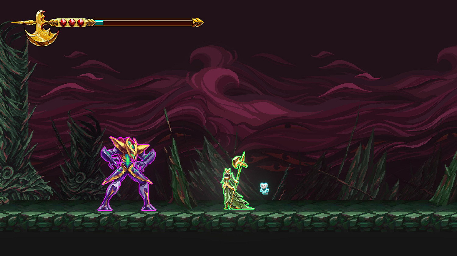 像素風類惡魔城《九年陰影》10月登陸PC 明年Q1登陸Switch 像素風類惡魔城《九年陰影》10月登陸PC 明年Q1登陸Switch