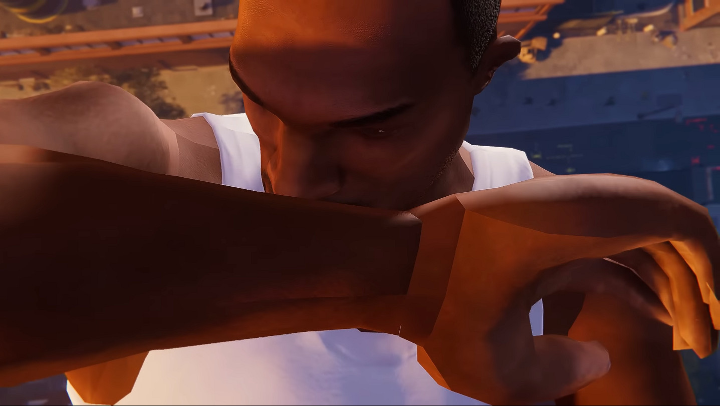 《漫威蜘蛛人》MOD：彼得帕克替換成《GTA》主角CJ