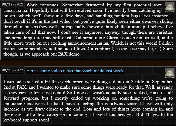 已經開發了20年的《矮人要塞》今年秋季有望發售！