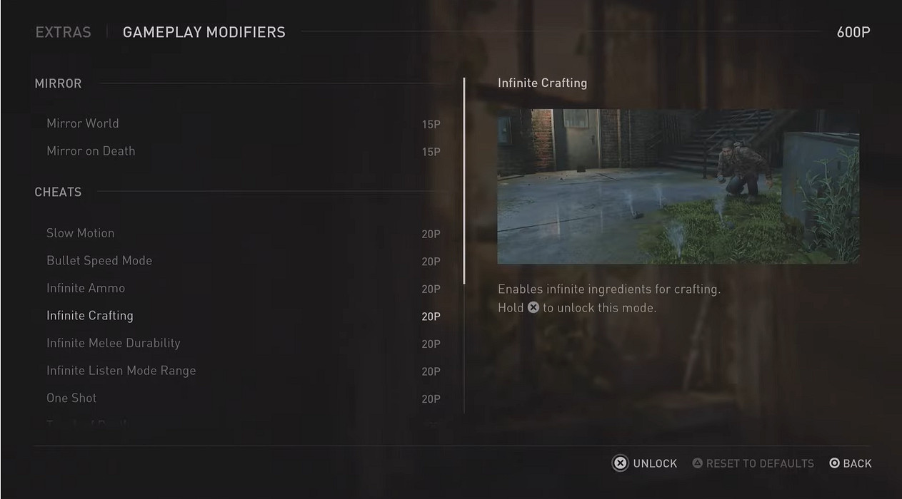 自帶修改器！《最後生還者重製版》所有模型、功能一覽