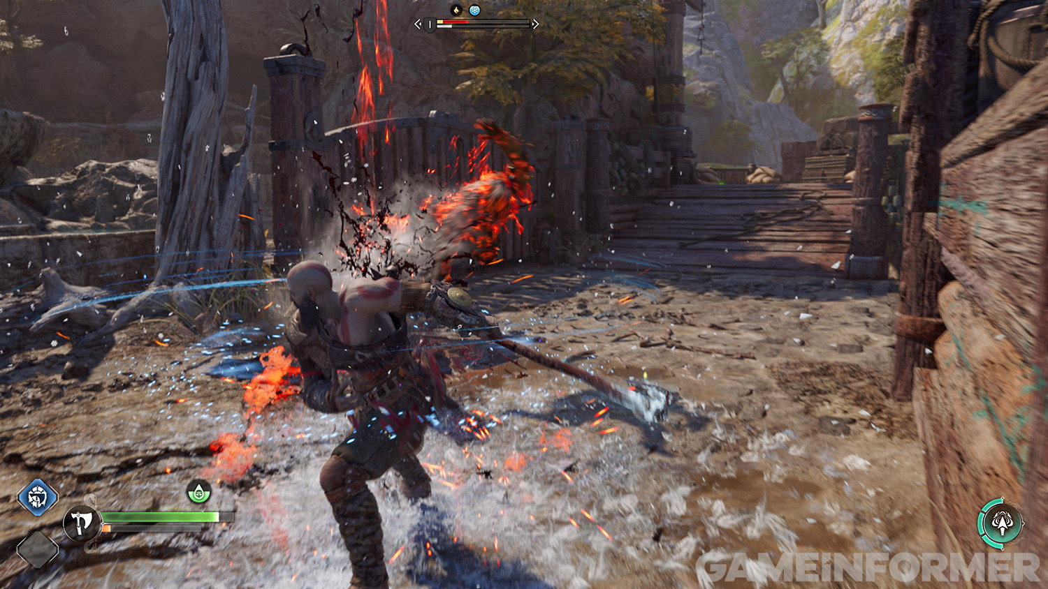 Game Informer《戰神5》戰鬥系統情報和全新戰鬥截圖 Game Informer《戰神5》戰鬥系統情報和全新戰鬥截圖