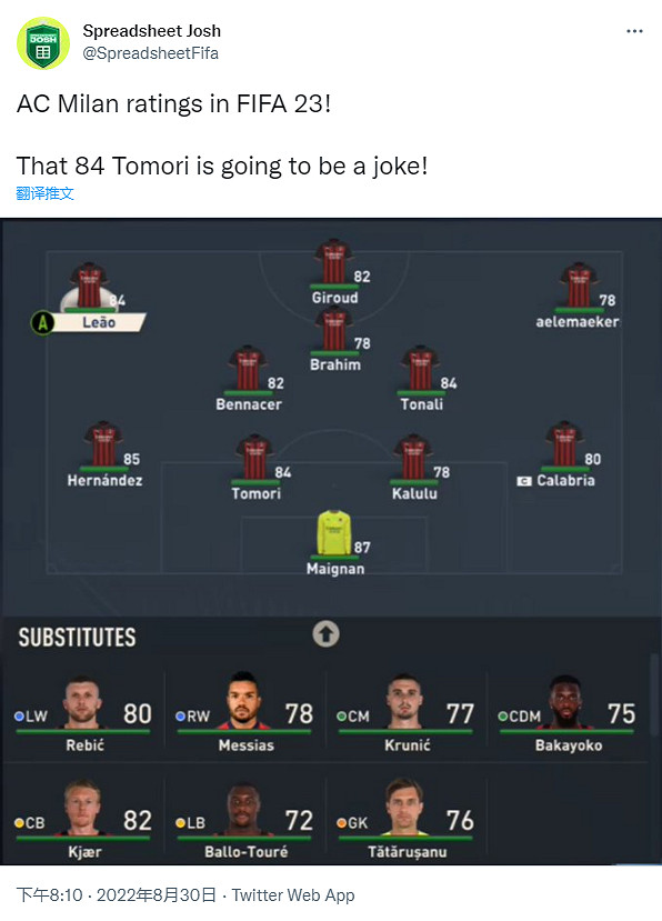 《FIFA23》提前泄露！部分預購玩家已玩上球員資料曝光