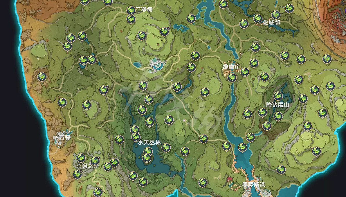 《原神》須彌草神瞳位置在哪?全草神瞳位置一覽圖分享 《原神》須彌草神瞳位置在哪?全草神瞳位置一覽圖分享