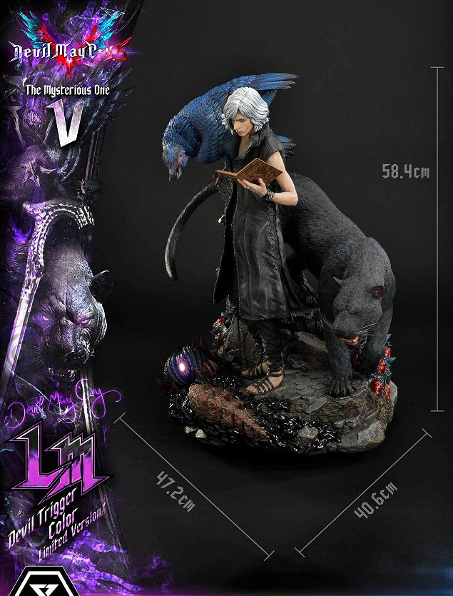 限量200體!P1S推出《鬼泣5》V異色版1/4比例雕像! 限量200體!P1S推出《鬼泣5》V異色版1/4比例雕像!