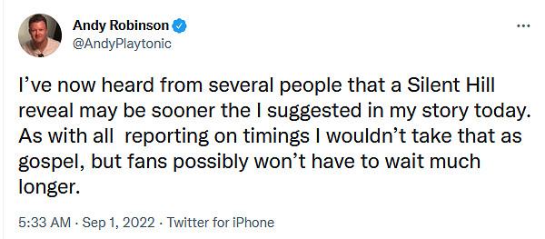 傳聞:科拿米《沉默之丘》新作將來有可能在12月之前正式公布 傳聞:科拿米《沉默之丘》新作將來有可能在12月之前正式公布