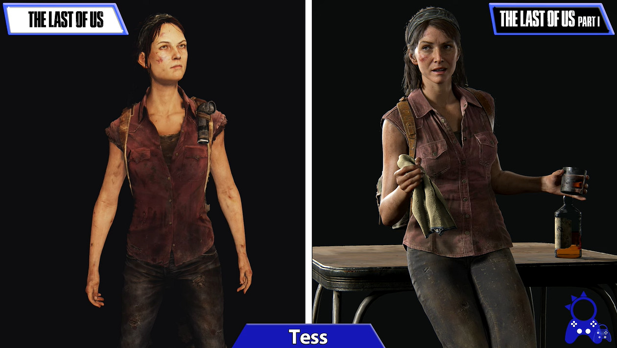 《最後生還者重製版》與原版角色、怪物模型對比 《最後生還者重製版》與原版角色、怪物模型對比