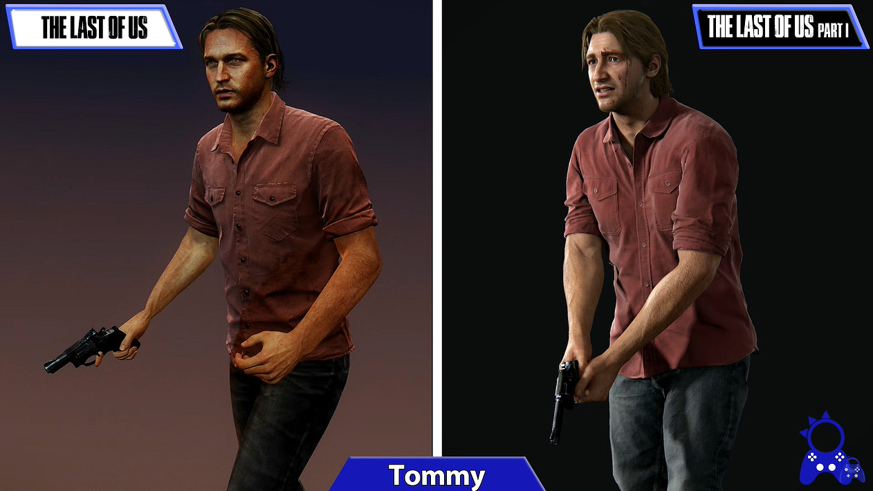 《最後生還者重製版》與原版角色、怪物模型對比 《最後生還者重製版》與原版角色、怪物模型對比