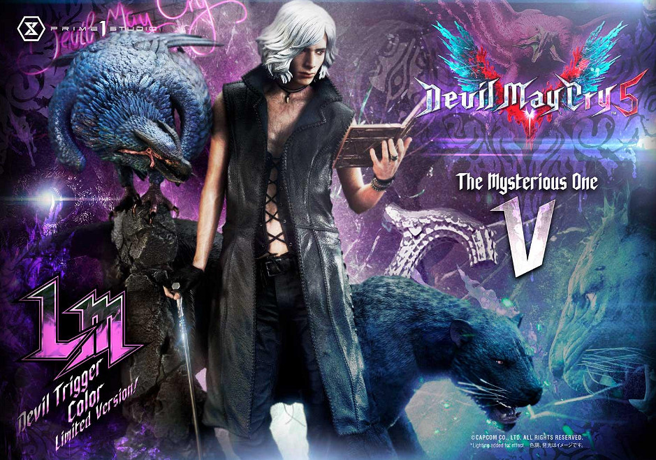 限量200體!P1S推出《鬼泣5》V異色版1/4比例雕像! 限量200體!P1S推出《鬼泣5》V異色版1/4比例雕像!