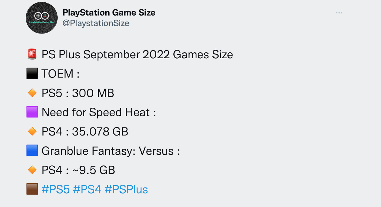 PS5容量告急又想白剽9月會免?先來看看遊戲容量吧! PS5容量告急又想白剽9月會免?先來看看遊戲容量吧!