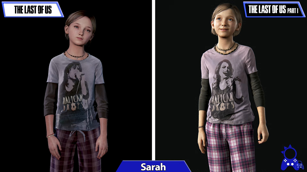 《最後生還者重製版》與原版角色、怪物模型對比 《最後生還者重製版》與原版角色、怪物模型對比