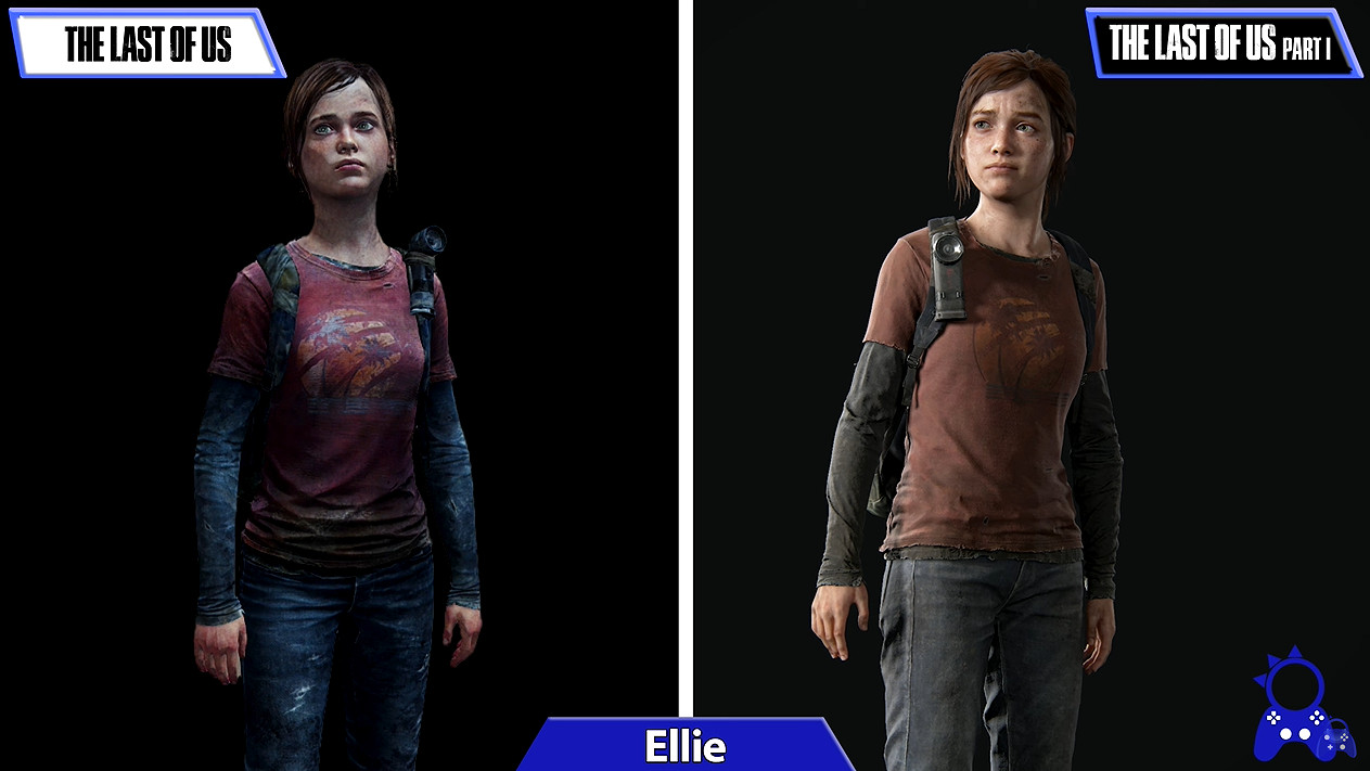 《最後生還者重製版》與原版角色、怪物模型對比 《最後生還者重製版》與原版角色、怪物模型對比