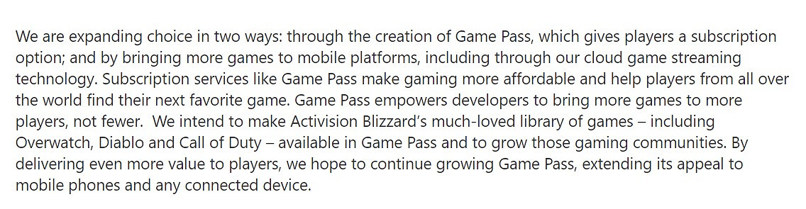 英國當局認為微軟收購暴雪會造成英國中國競爭減少 英國當局認為微軟收購暴雪會造成英國中國競爭減少