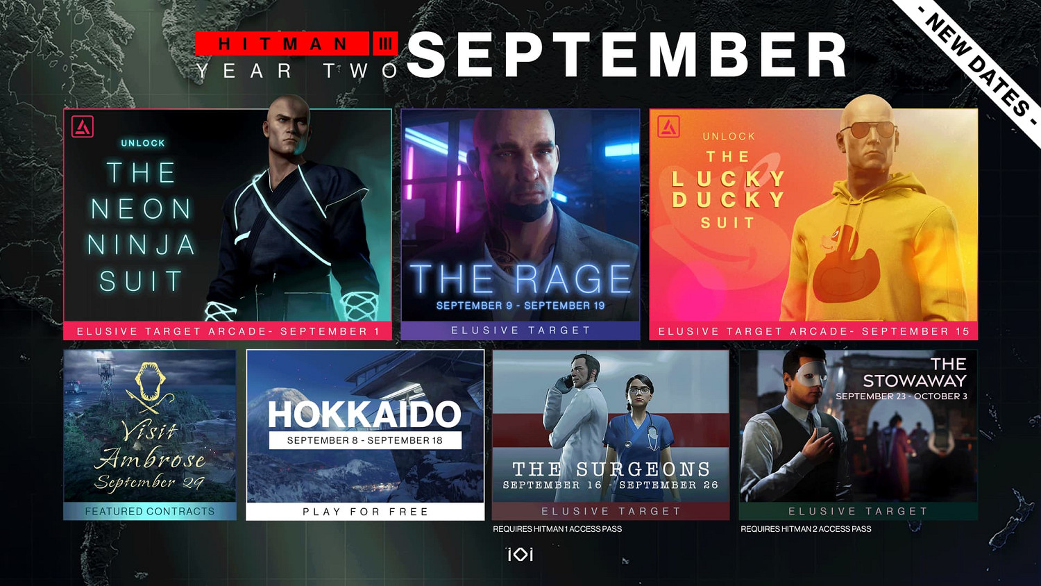 《殺手3》九月活動路線：限時免費玩日本北海道地圖