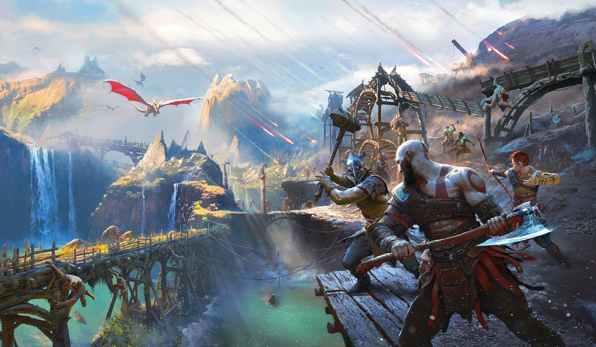 《戰神5》藝術手冊圖片疑似泄露：最終Boss可怕無比