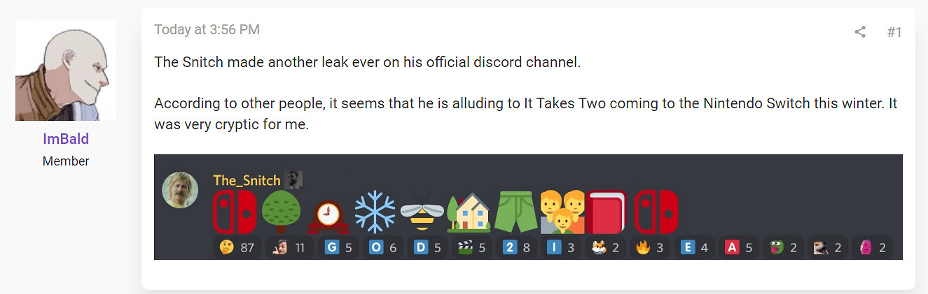 早報:曝《雙人成行》將登NS《霍格華茲》無魁地奇