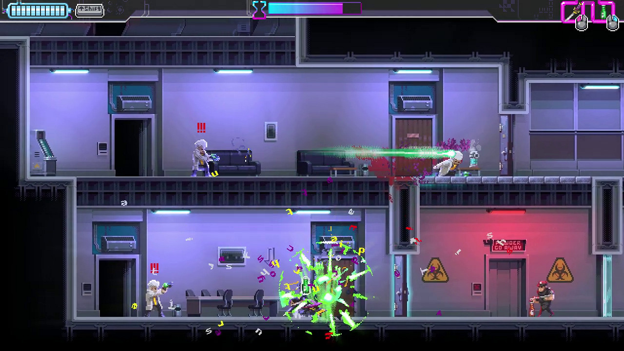 橫板動作遊戲《武士刀零》DLC首發實機遊玩展示