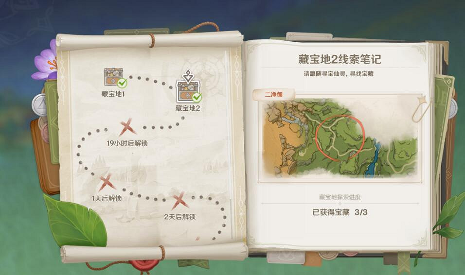 《原神》秘寶迷蹤第二天任務流程 秘寶迷蹤第二天寶藏有哪些? 《原神》秘寶迷蹤第二天任務流程 秘寶迷蹤第二天寶藏有哪些?