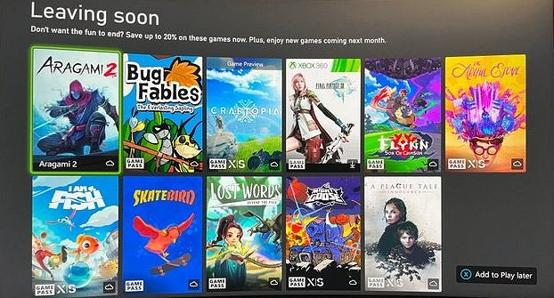 《瘟疫傳說》《FF13》將來有可能在9月退出 Xbox Game Pass (XGP) 遊戲服務！