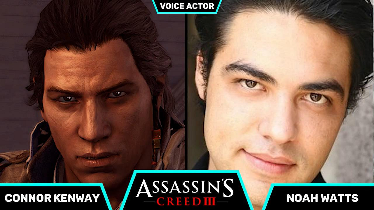 《刺客教條》系列2007-2023全主角與臉模/配音演員對比 《刺客教條》系列2007-2023全主角與臉模/配音演員對比